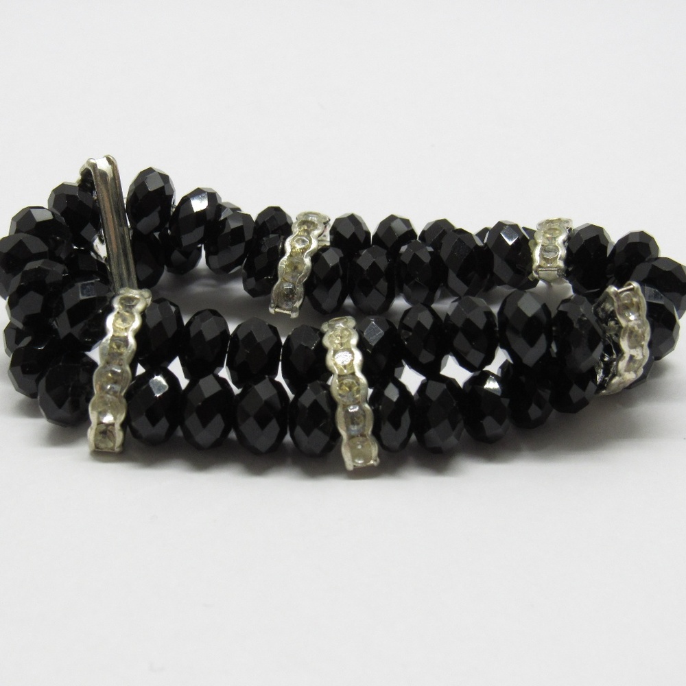 Vintage Crystal Faceted Bracelet